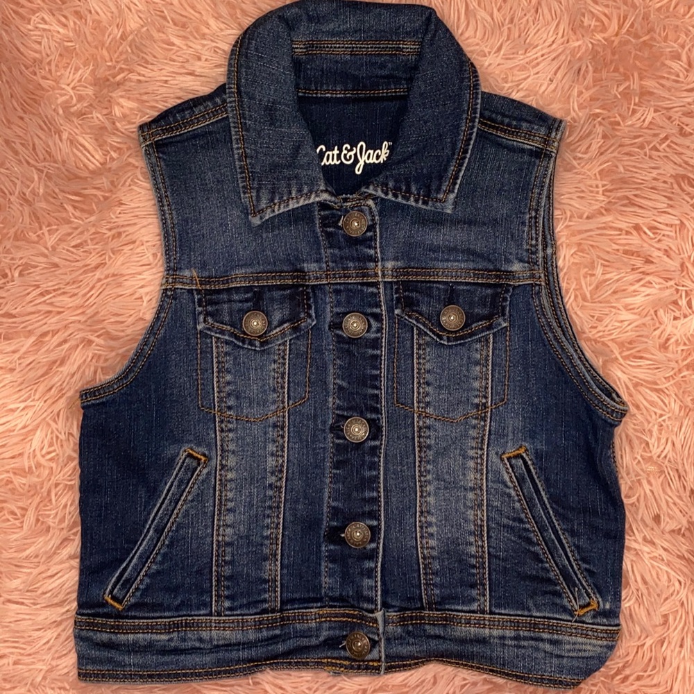Girls Jean vest
